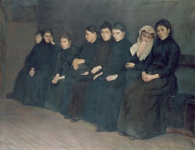 Esperando en la clínica, 1888 de Charles Perrandeau